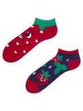 Lustige Knöchelsocken Glückliche Erdbeeren