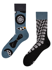 Lustige Socken Fahrer