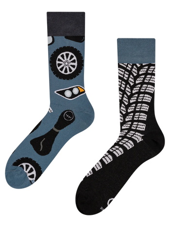 Lustige Socken Fahrer