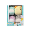 Squishmallows Micromallows 4er-Pack – Gordon, Tex, Tabitha, Irina