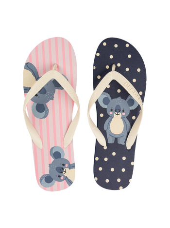 Lustige Flip-Flops Koala-Freund