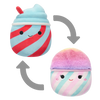 Squishmallows 2in1 Tucker der Slushie/Bevin die Zuckerwatte, 13 cm
