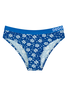 Modal-Damenhöschen Blaudruck