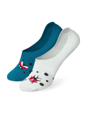 Lustige No-Show-Socken Marienkäfer und Punkte