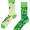 Lustige Socken Vierblättriger Glücksklee
