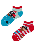 Lustige Knöchelsocken für Kinder Pirat