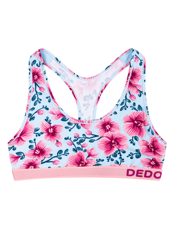 Lustige Damenbralette Orchidee