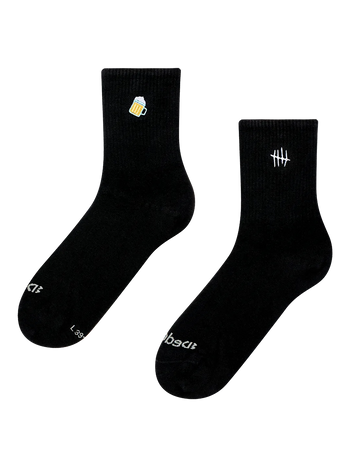 Gerippte Mid-Calf-Socken One Is Never Enough