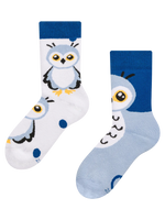 Lustige warme Socken für Kinder Schneeeule