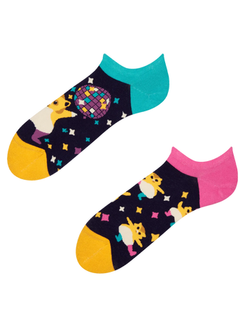 Lustige Sneakersocken Party-Hamster