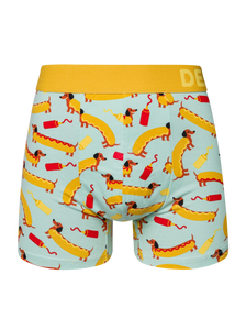 Lustige Boxershorts für Männer Hotdog
