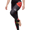 Lustige Sportleggings Mohnblume
