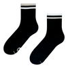 Crewsocken Schwarze und weiße Streifen