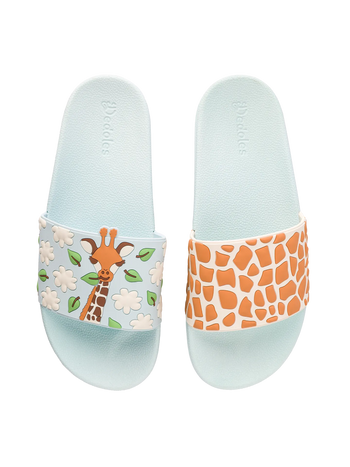 Lustige Pantoletten Niedliche Giraffe