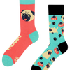 Lustige Socken Mops