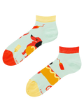Lustige Knöchelsocken Hotdog