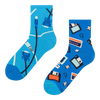 Lustige Crewsocken Retro-IT