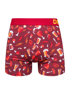 Boxershorts für Männer Bier und Barbecue