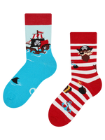 Lustige Kindersocken Pirat