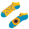 Lustige Knöchelsocken Sonnenblume