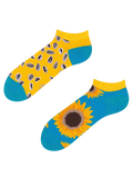 Lustige Knöchelsocken Sonnenblume