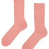Socken aus recycelter Baumwolle Pfirsich