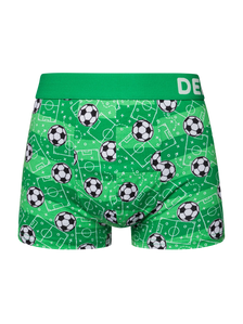 Gekürzte Boxershorts für Männer Fußballplatz