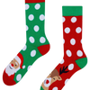 Lustige warme Socken Santa und Rudolf
