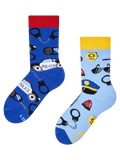 Lustige Kindersocken Polizist
