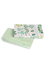 Lustige Küchentücher 2er-Pack Gartenkräuter