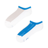 Graue und blaue funktionelle Sneakersocken