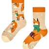 Warme Kindersocken Fuchs mit Schal