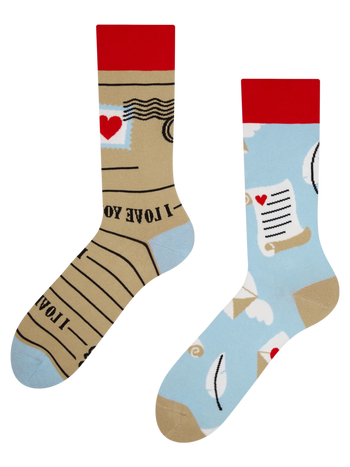 Lustige Socken Liebespost