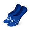 Lustige No-Show-Socken Blaudruck