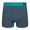 Graue und türkisfarbene Boxershorts für Männer