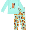 Lustiger Pyjama für Kinder Eichhörnchen im Wald