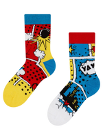 Lustige Kindersocken Bunte Comics