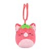 Squishmallows Schlüsselanhänger Olma die Erdbeer-Katze, 9 cm