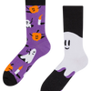 Lustige Socken Gespenster und Kürbisse