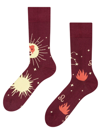 Lustige Socken Sternzeichen Löwe
