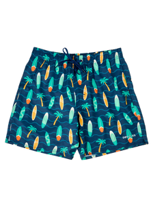 Lustige Badeshorts für Männer Surfer
