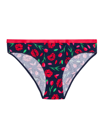 Lustige Damenhöschen Tulpenlippen