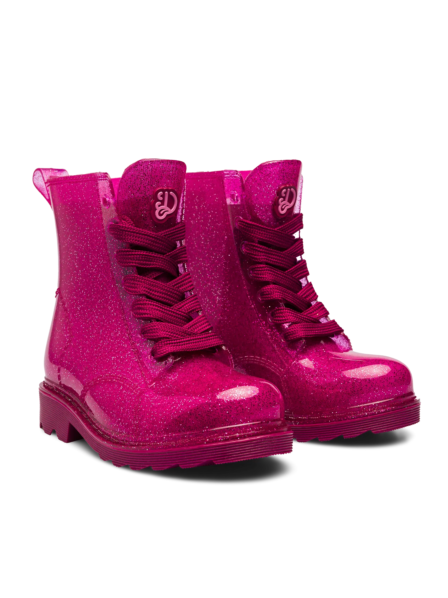 Rosa Glitzer Regenstiefel für Kinder
