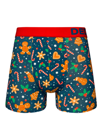 Lustige Boxershorts für Herren Lebkuchen und Süßigkeiten