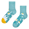 Antistress-Crewsocken Türkisfarbene Kamillen