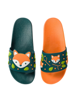 Lustige Pantoletten für Kinder Kleiner Fuchs