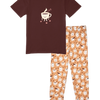 Lustiger Pyjama für Männer Schläfriger Kaffee