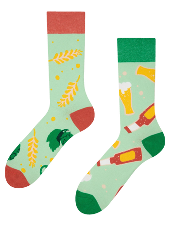 Lustige Socken Bier und Hopfen
