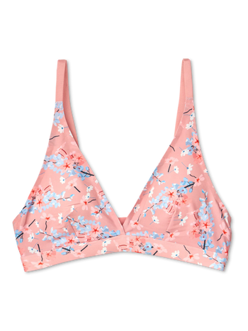 Nahtlose Bralette in Triangelform für Damen Blumenbeet