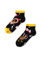 Lustige Knöchelsocken für Kinder Astronautenhuhn